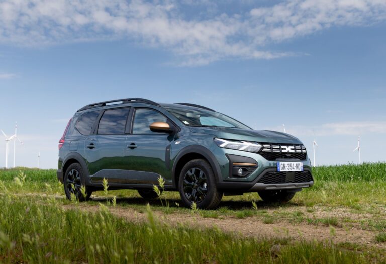Dacia Jogger auf einer Wiese