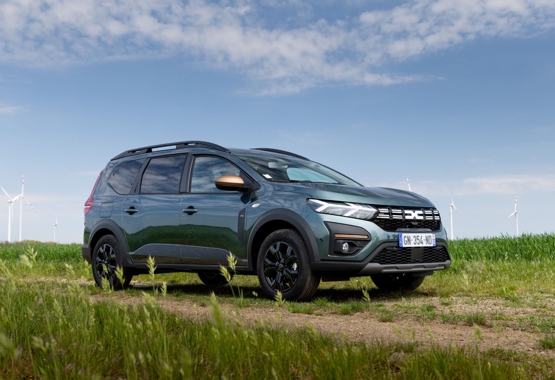 Dacia Jogger auf einer Wiese